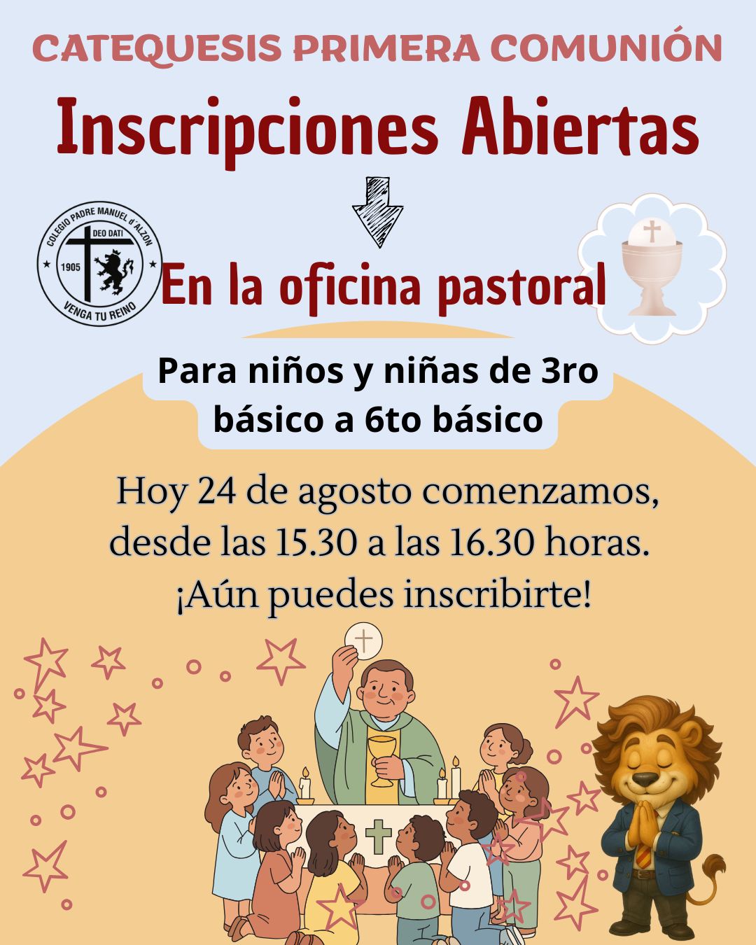 Comienza la Catequesis de Primera Comunión en nuestro colegio