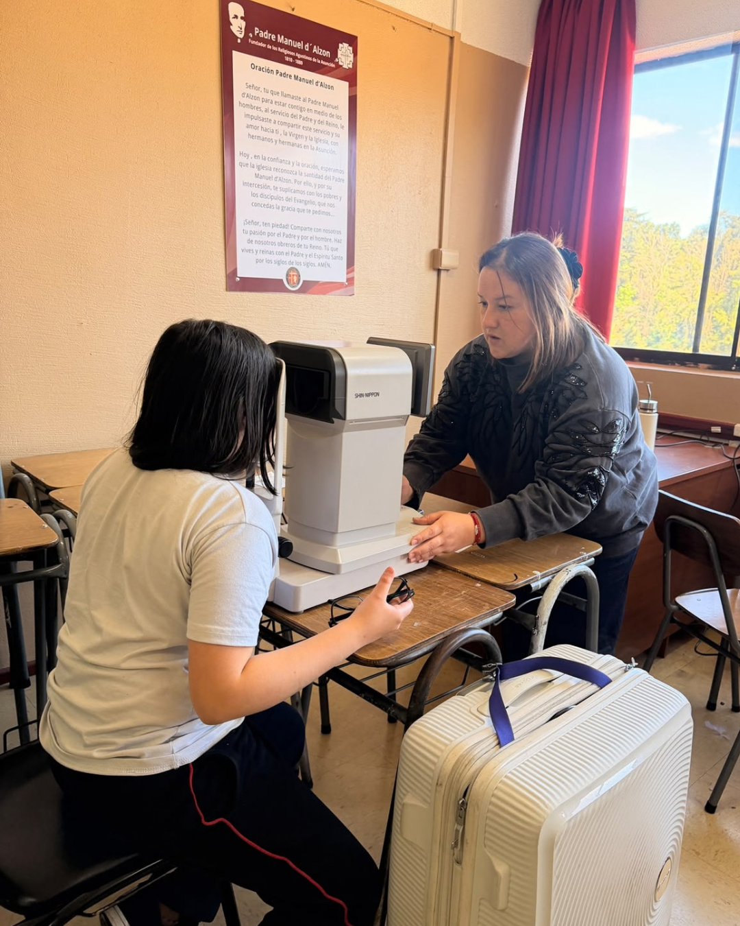 JUNAEB realiza control oftalmológico a nuestros estudiantes