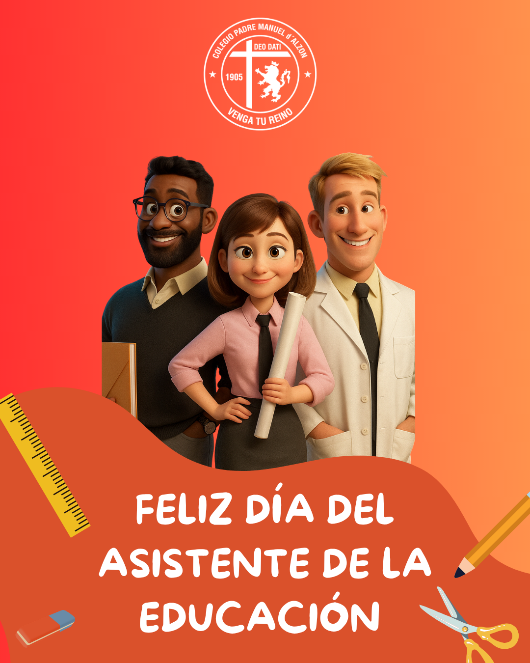 ¡Feliz Día de los Asistentes de la Educación!